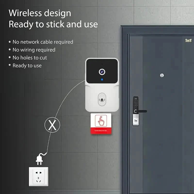 1080P WiFi Smart Video Doorbell with HD Night Vision, Two-Way Audio with App Control DailySale