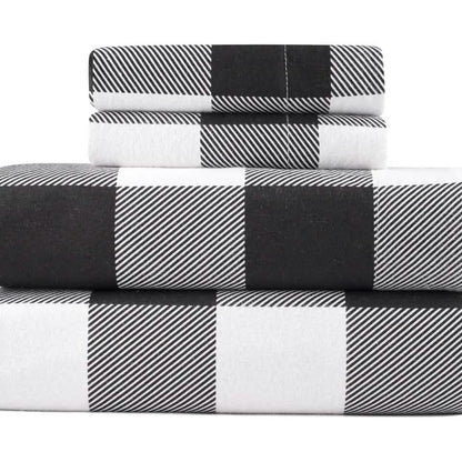 4-Piece: Kathy Ireland 100% Turkish Cotton Flannel Sheet Set DailySale