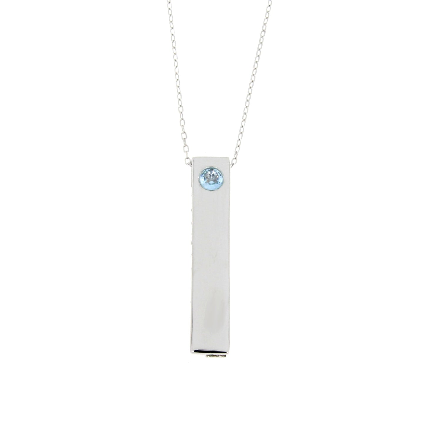 Natural Blue Topaz Fashion Pendants Sterling Silver Bids.com