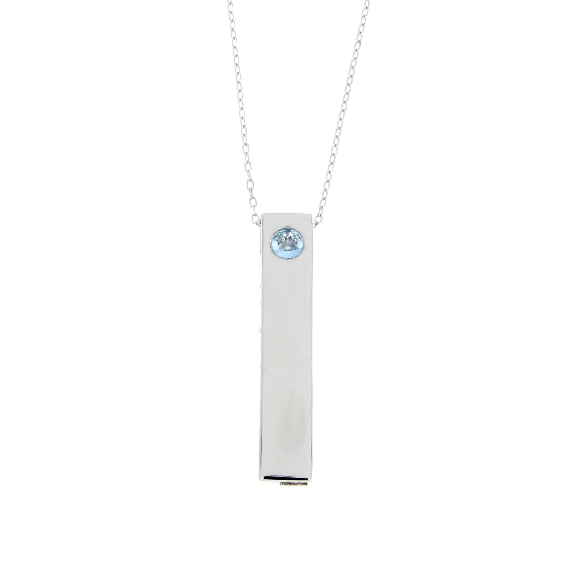 Natural Blue Topaz Fashion Pendants Sterling Silver Bids.com