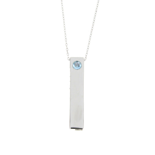 Natural Blue Topaz Fashion Pendants Sterling Silver Bids.com