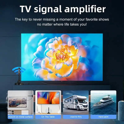 10ft Coax Cable HD Digital TV Antenna with Magnetic Base DailySale