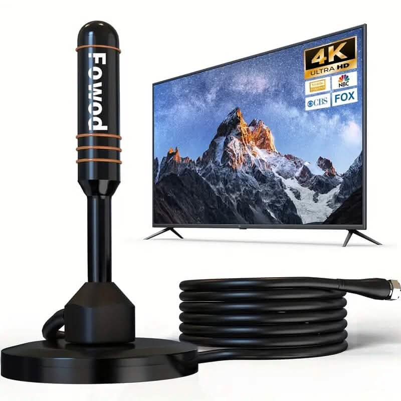 10ft Coax Cable HD Digital TV Antenna with Magnetic Base DailySale