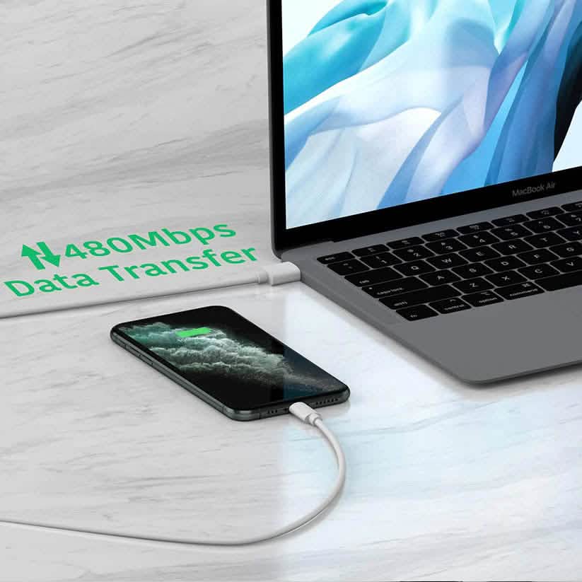 10ft. Lightning to USB Sync Charge Compatible Cable for Apple Phones DailySale