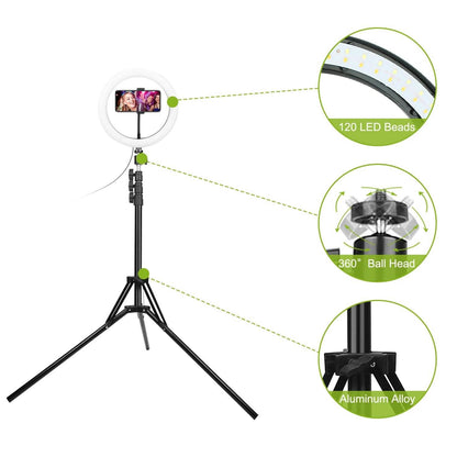 10in 120 LEDs Selfie Ring Light DailySale