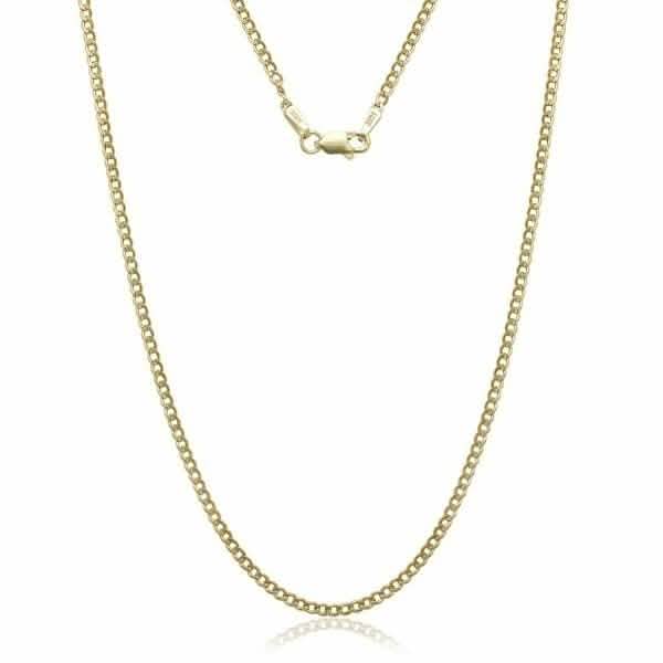 10K Gold Cuban 3MM Link Chain - Assorted Sizes DailySale