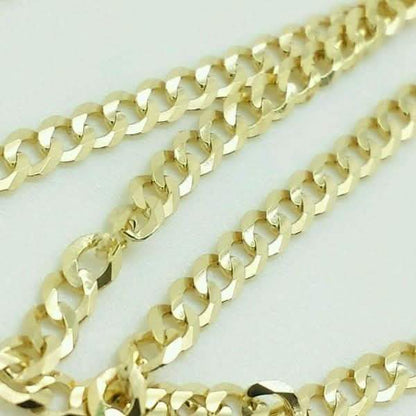 10K Gold Cuban 3MM Link Chain - Assorted Sizes DailySale