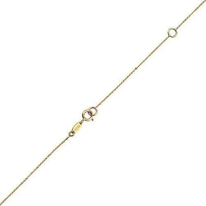10K Gold Faith Necklace for Women Adjustable from 16" to 18" DailySale