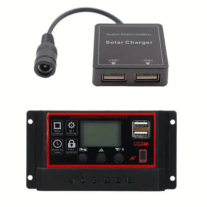 10W Solar Panel 18V Solar Cell 60A&100A Controller Solar Panels DailySale