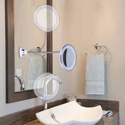 10X Magnifying LED Lighted Makeup Mirror DailySale