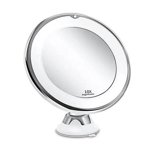 10X Magnifying LED Lighted Makeup Mirror DailySale