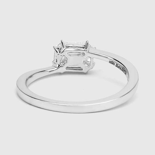 0.33 Carat Genuine White Diamond 18K White Gold Ring (F-G Color, VVS-VS Clarity) Bids.com