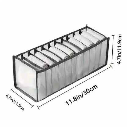 11 Grid Sock Underwear Storage Box Mesh Closet Organizer DailySale