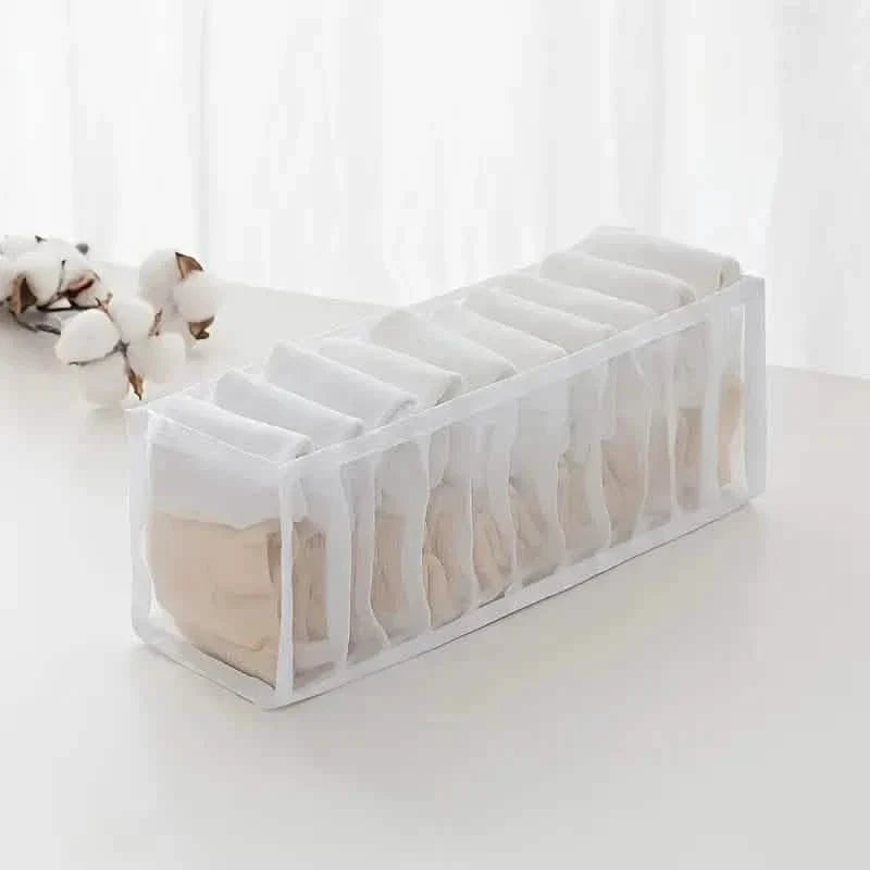 11 Grid Sock Underwear Storage Box Mesh Closet Organizer DailySale