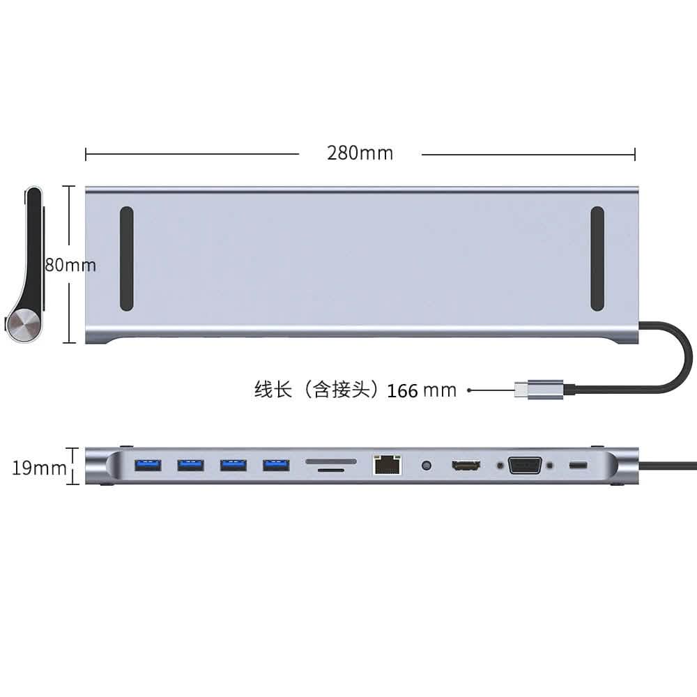 11-in-1 Dock USB C Hub DailySale