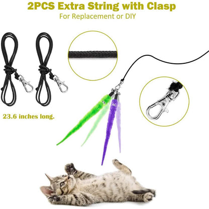 11-Pack: Interactive Cat Toy Wand DailySale