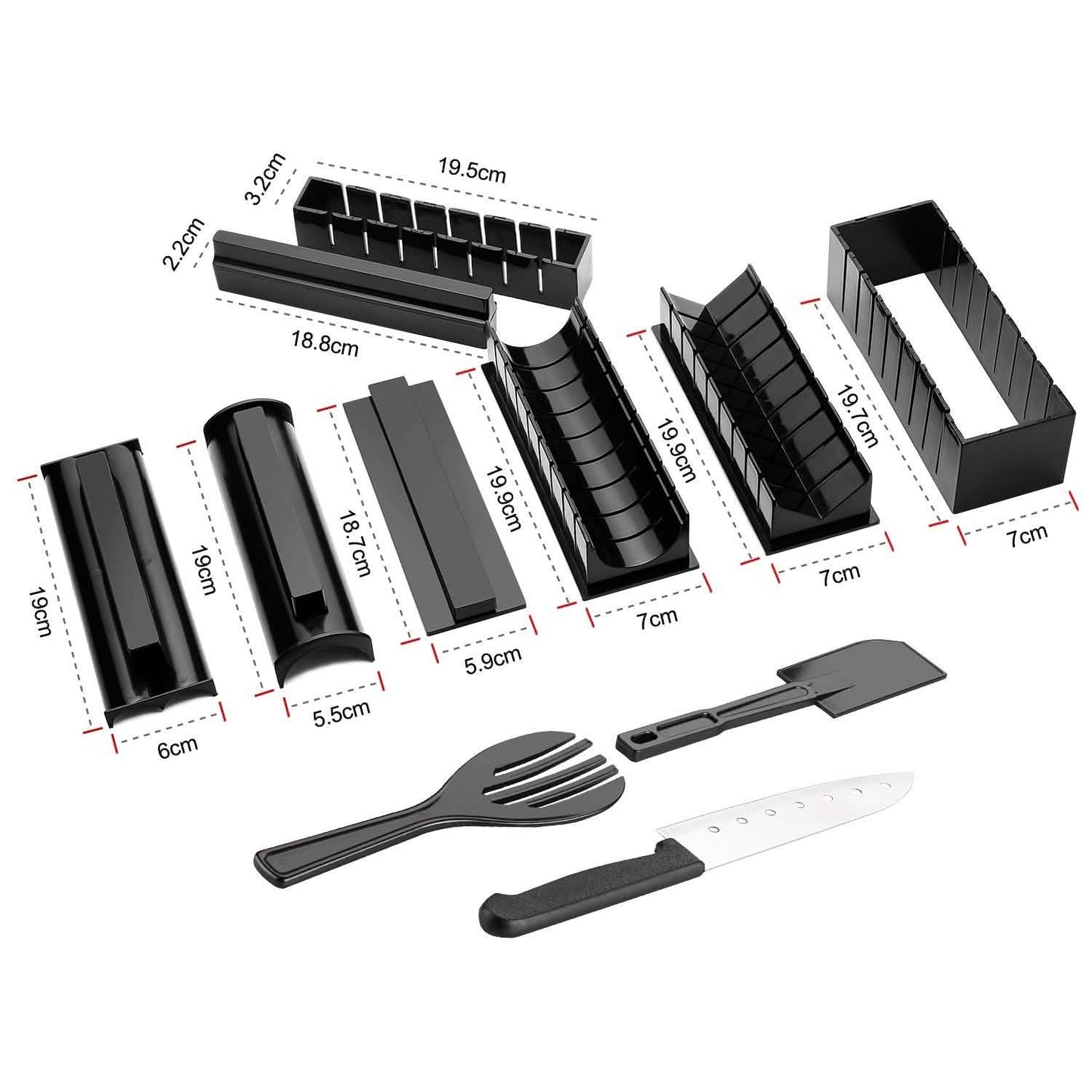 11-Piece: DIY Sushi Making Kit Tools Set DailySale