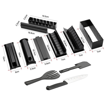 11-Piece: DIY Sushi Making Kit Tools Set DailySale