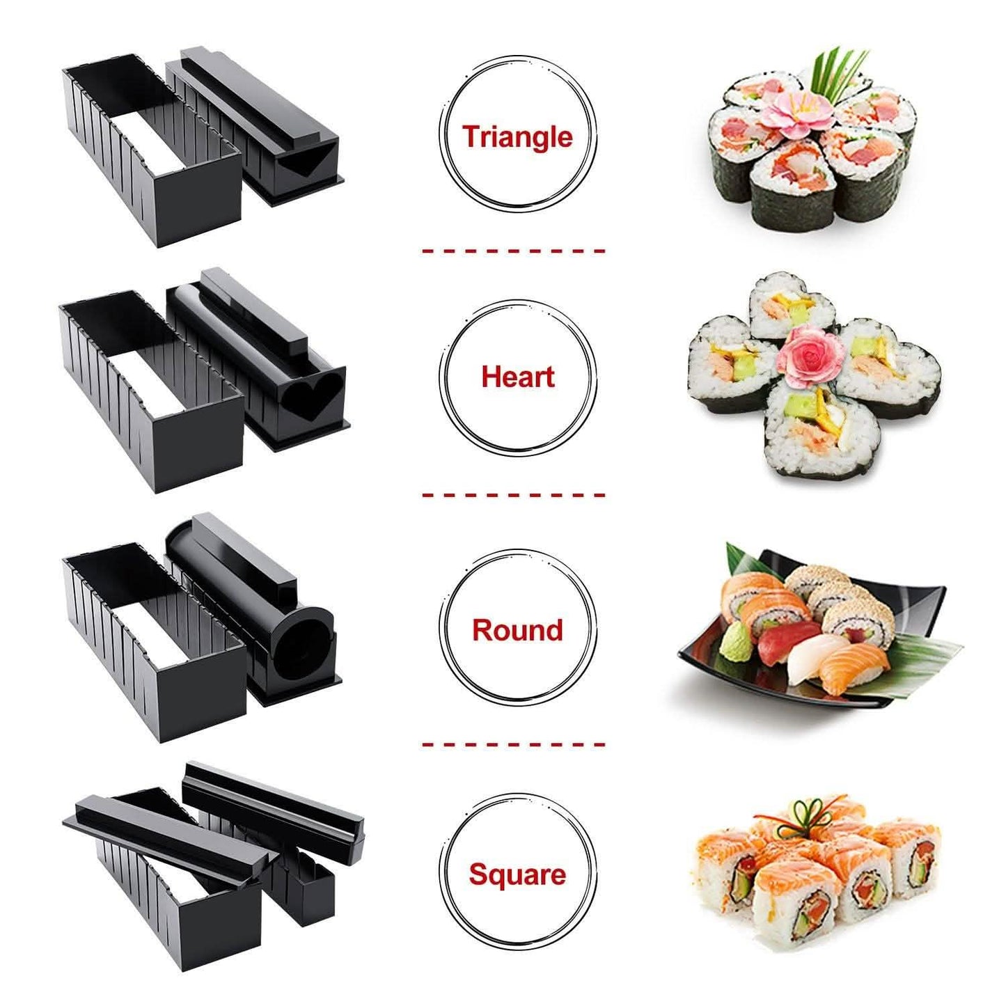 11-Piece: DIY Sushi Making Kit Tools Set DailySale