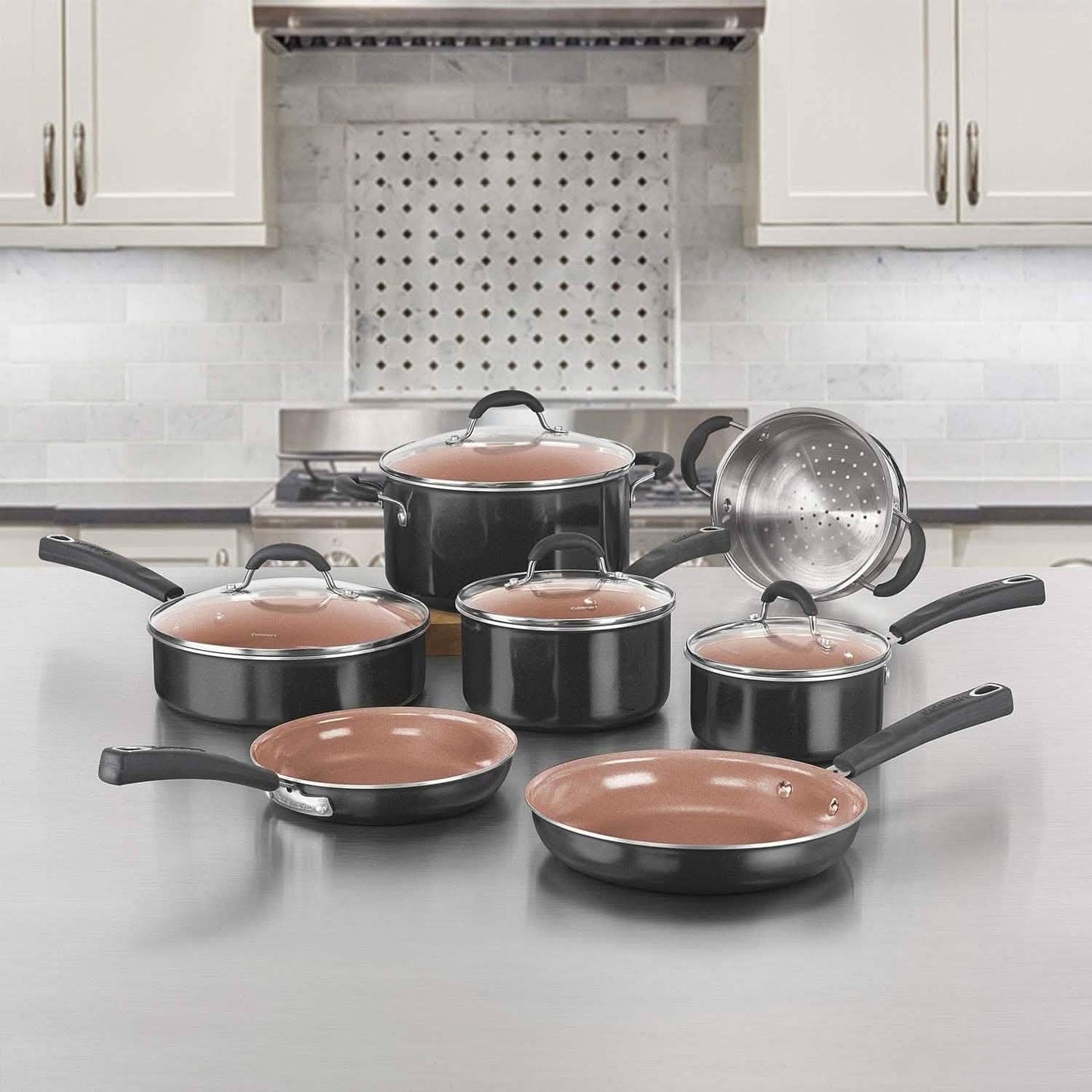 11-Piece Set: Cuisinart Advantage Ceramica XT Cookware Set DailySale