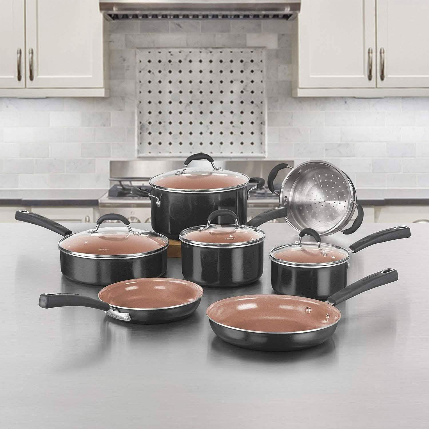 11-Piece Set: Cuisinart Advantage Ceramica XT Cookware Set DailySale