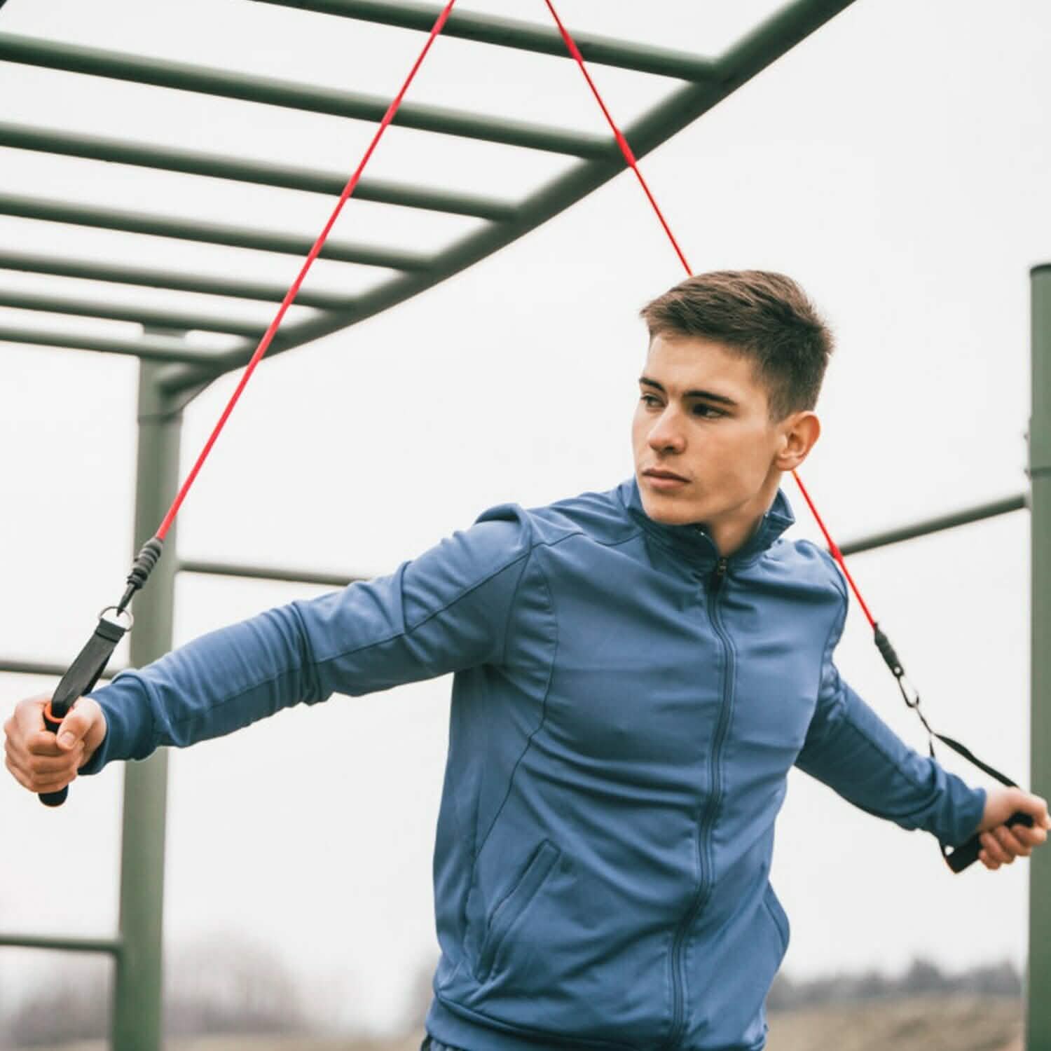 11-Piece Set: Resistance Bands Set Fitness DailySale
