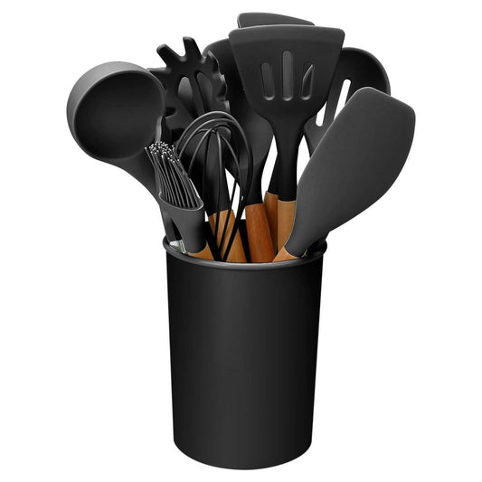 11-Piece: Silicone Cooking Utensil Set DailySale