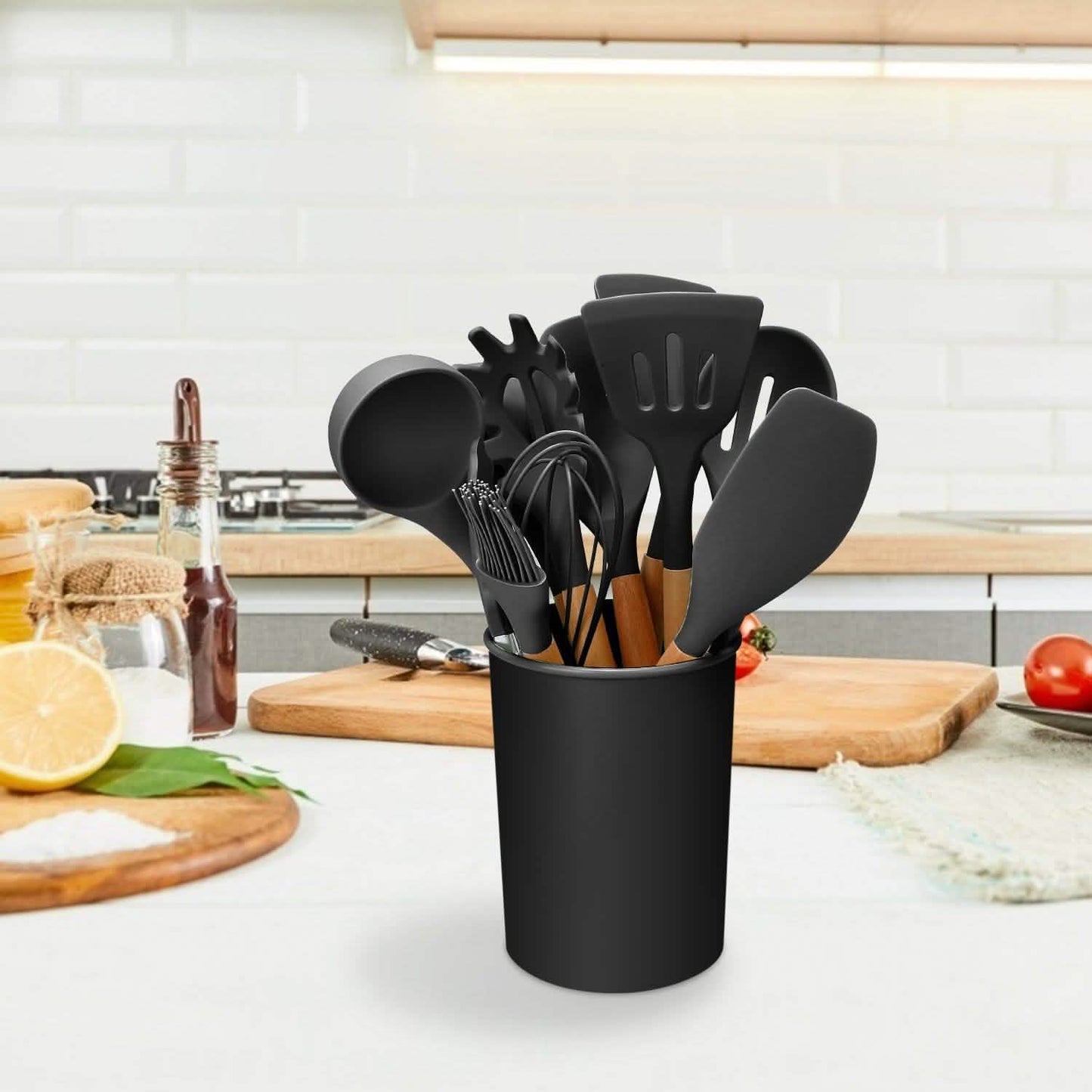 11-Piece: Silicone Cooking Utensil Set DailySale