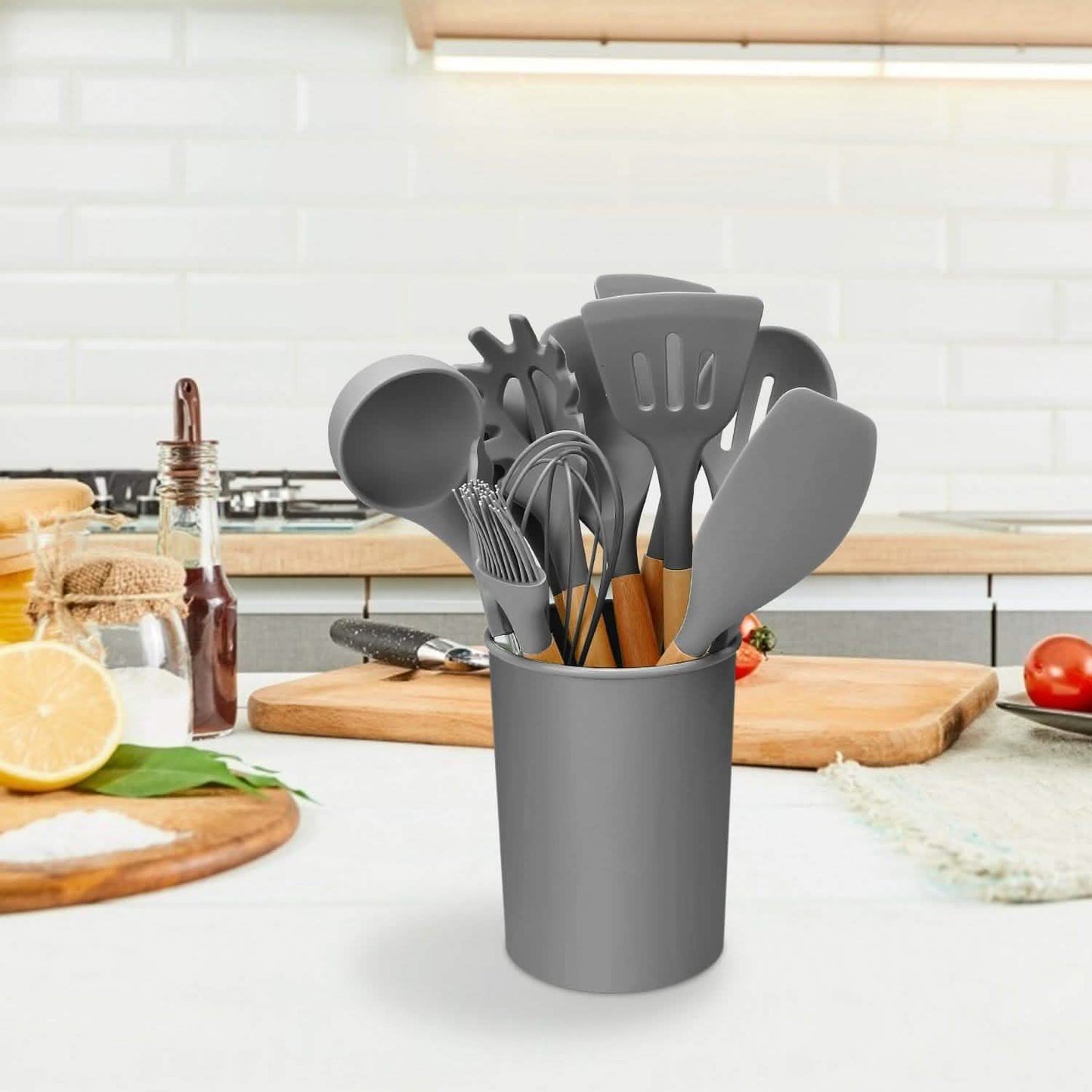 11-Piece: Silicone Cooking Utensil Set DailySale