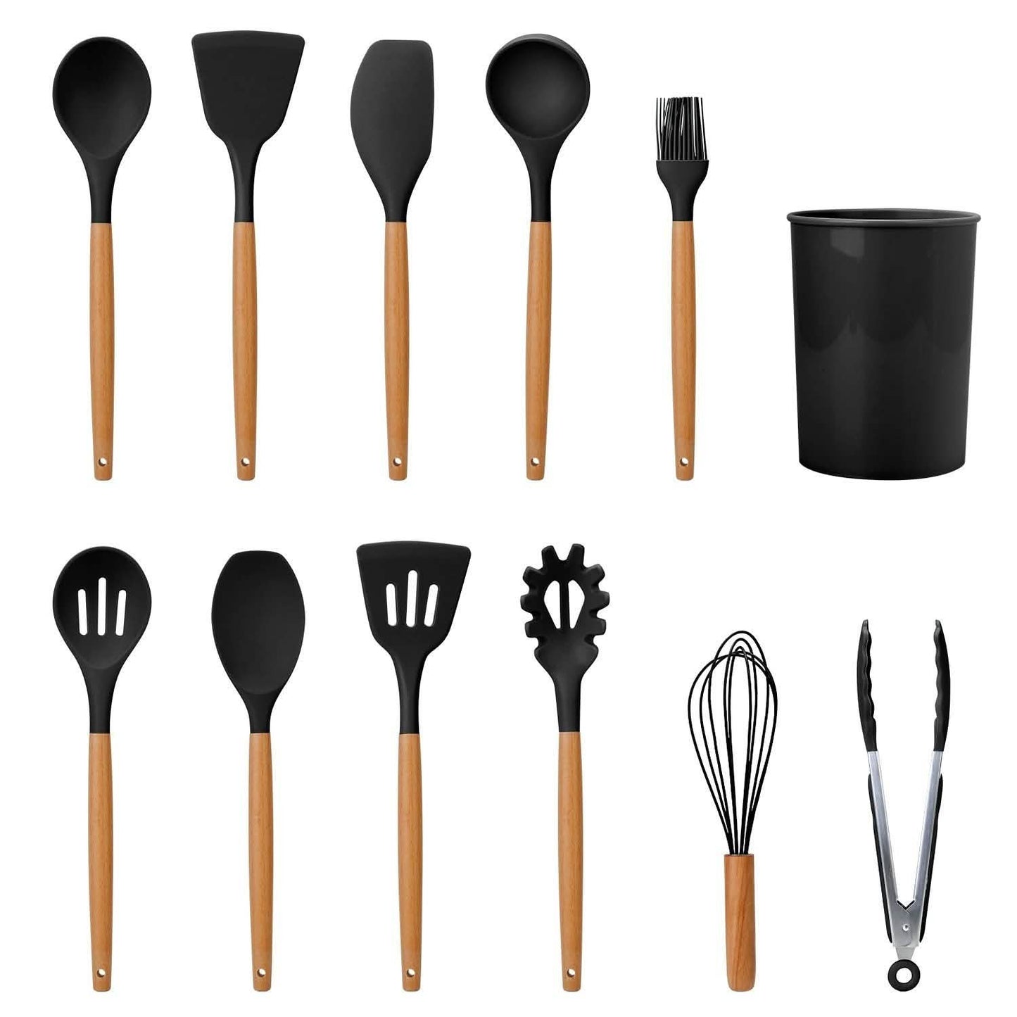11-Piece: Silicone Cooking Utensil Set DailySale