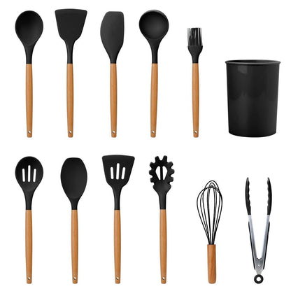 11-Piece: Silicone Cooking Utensil Set DailySale