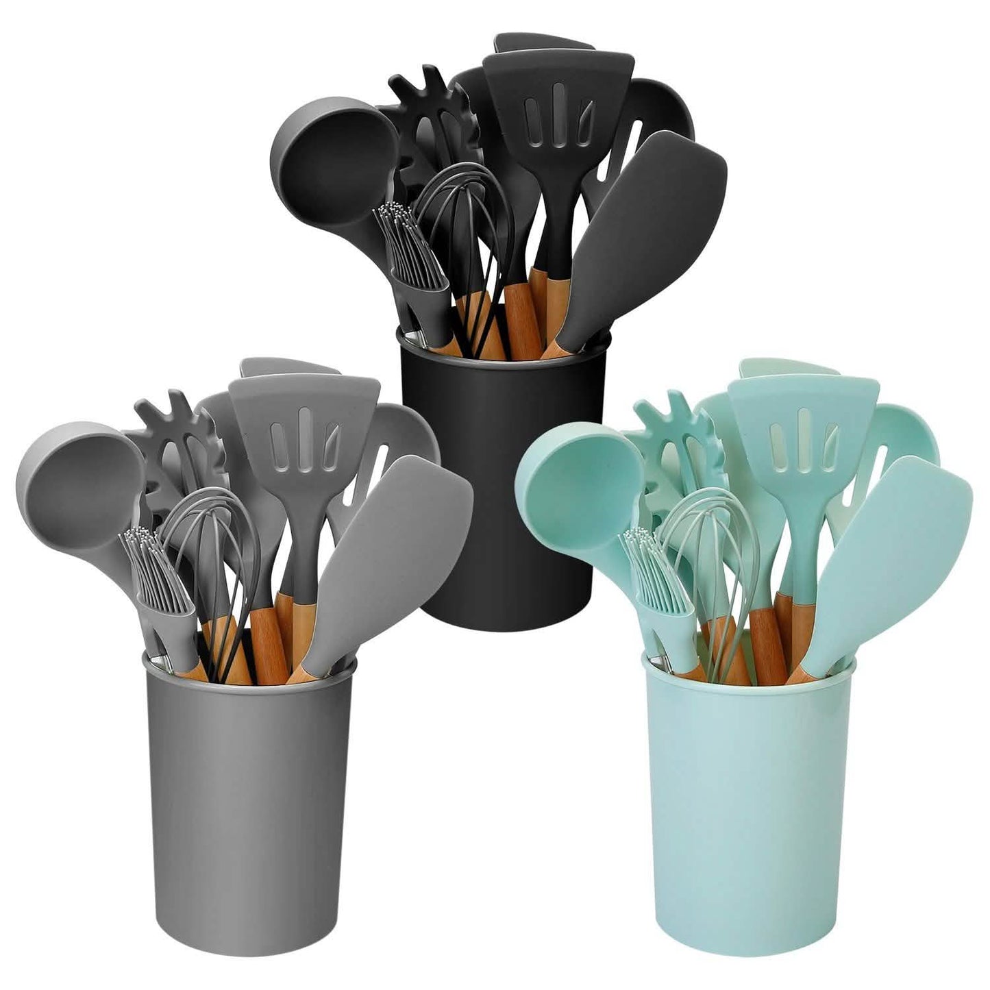 11-Piece: Silicone Cooking Utensil Set DailySale
