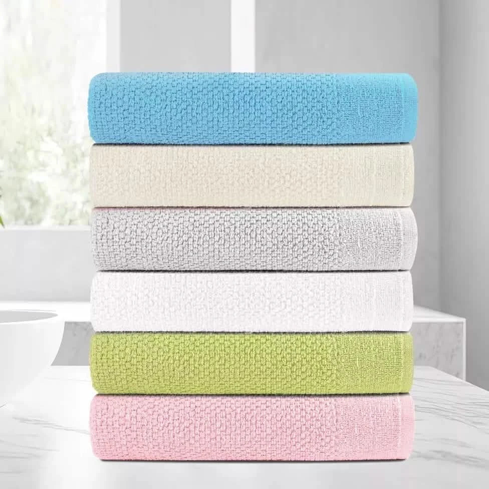24-Piece Set: Dan River Popcorn Cotton Bath Towel Set DailySale