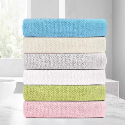 24-Piece Set: Dan River Popcorn Cotton Bath Towel Set DailySale