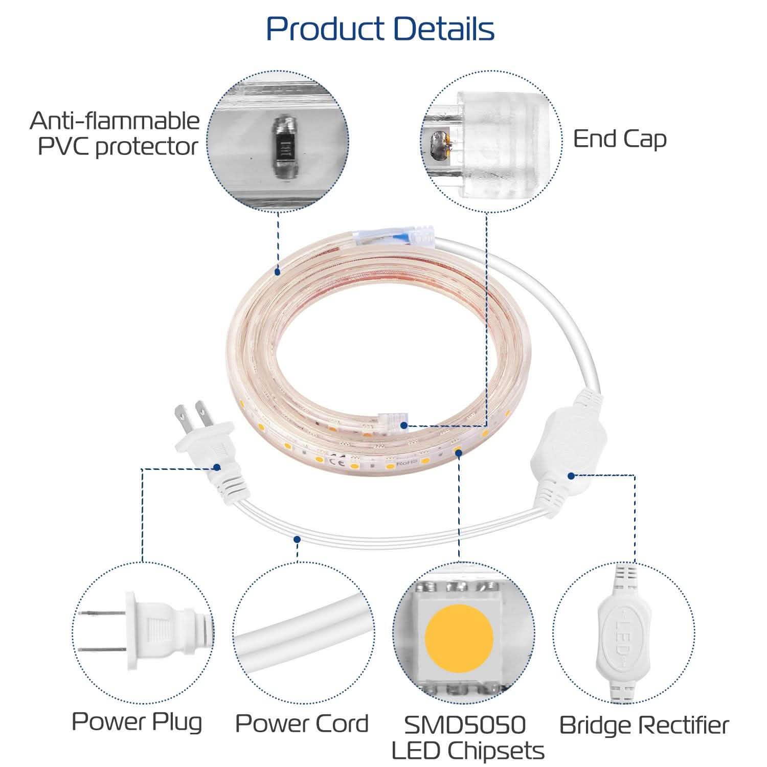 110V LED Strip Light DailySale