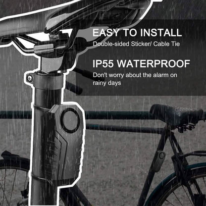 113dB Wireless Vibration Motion Sensor Waterproof Bike Alarm with Remote DailySale