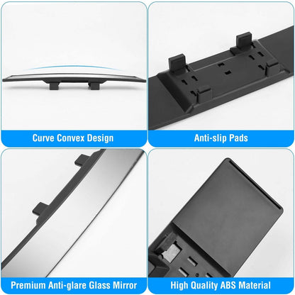 11.4-Inch Interior Clip-On Curve Car Rearview Mirror DailySale