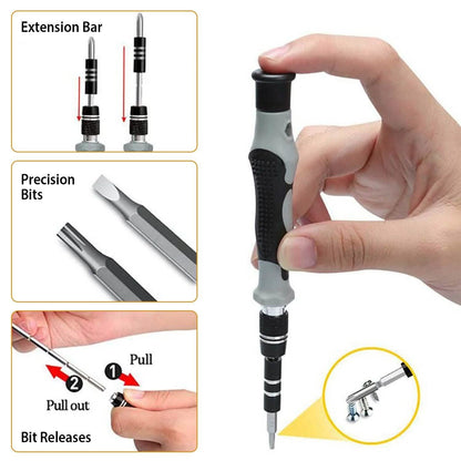 115-in-1 Magnetic Screwdriver Repair Tool Set DailySale