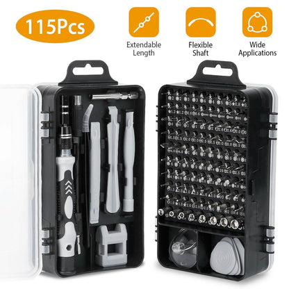 115-in-1 Magnetic Screwdriver Repair Tool Set DailySale