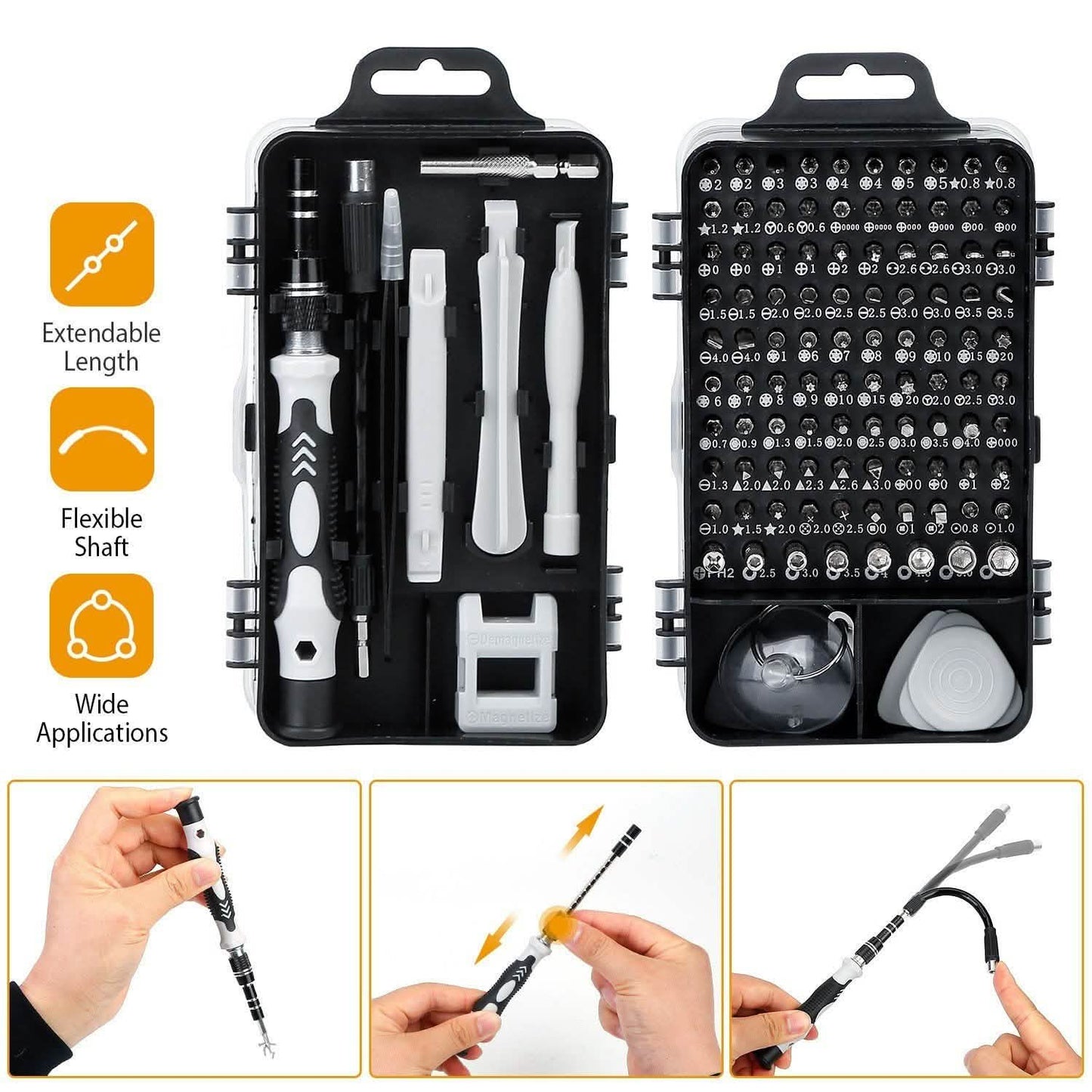115-in-1 Magnetic Screwdriver Repair Tool Set DailySale