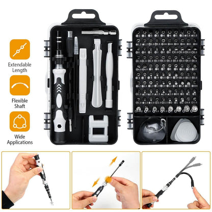 115-in-1 Magnetic Screwdriver Repair Tool Set DailySale