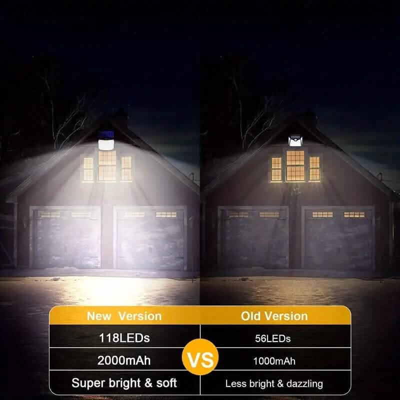 118 LED Solar Motion Sensor Flood Lights with Remote Control DailySale