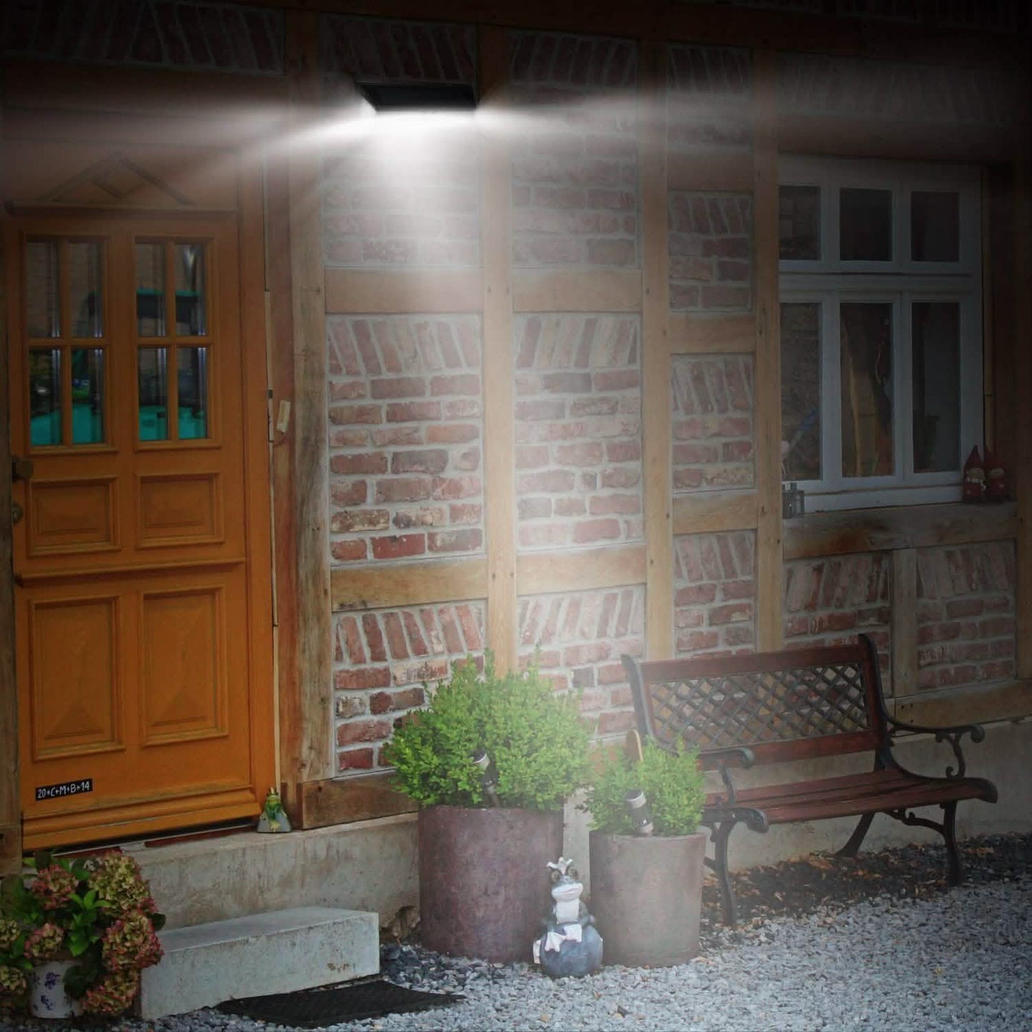 118 LEDs Solar Wall Light Outdoor Motion Sensor Lamp DailySale