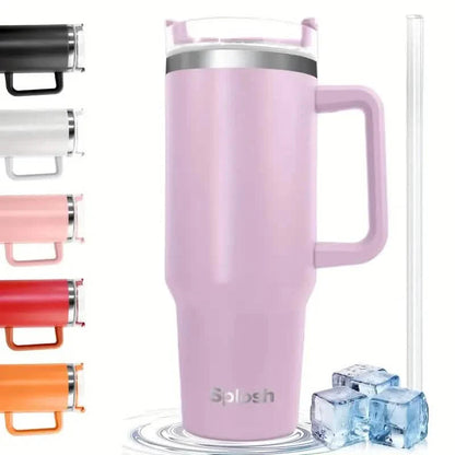 Multi-Color Travel Tumbler with Spill-Proof Lid - 1180ml/40oz DailySale