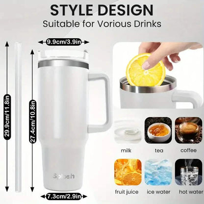 Multi-Color Travel Tumbler with Spill-Proof Lid - 1180ml/40oz DailySale