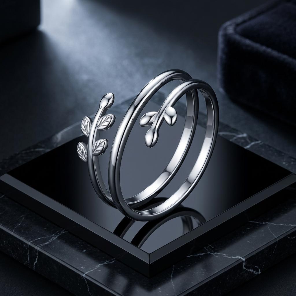 925 Sterling Silver Oxidized Ring for Women Bids.com