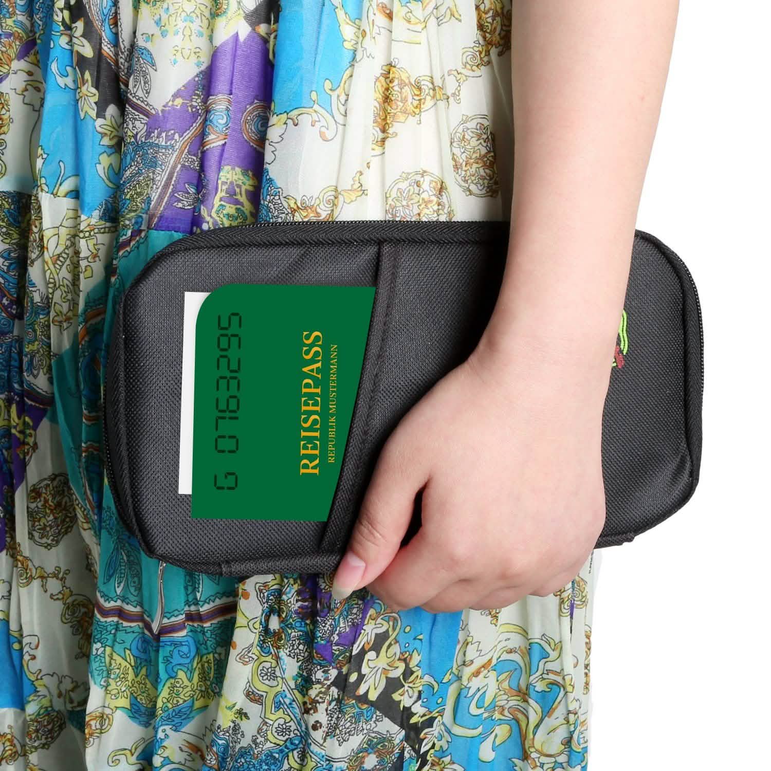 12 Pocket Travel Passport Wallet DailySale