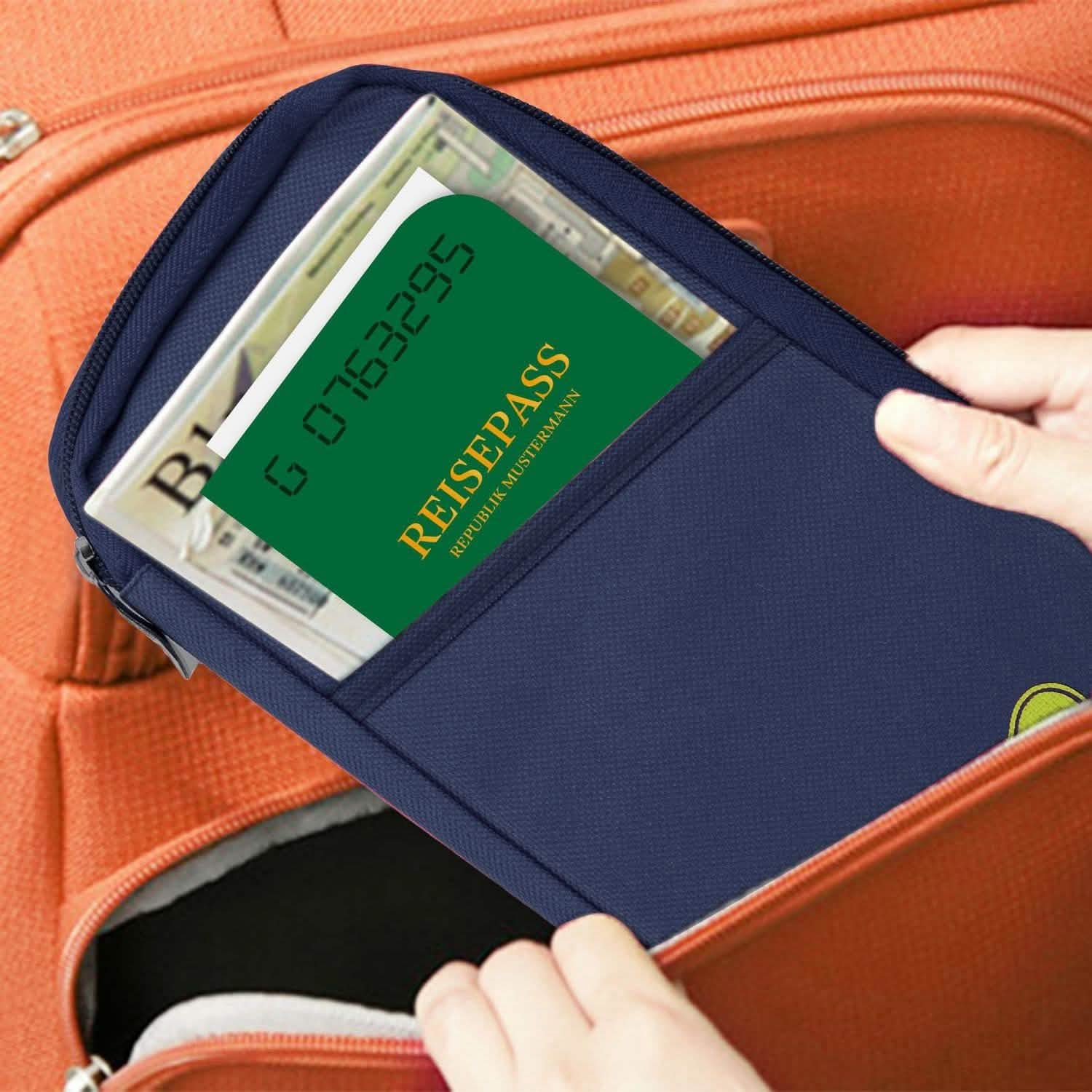 12 Pocket Travel Passport Wallet DailySale