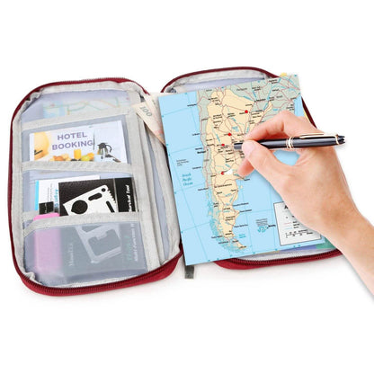 12 Pocket Travel Passport Wallet DailySale