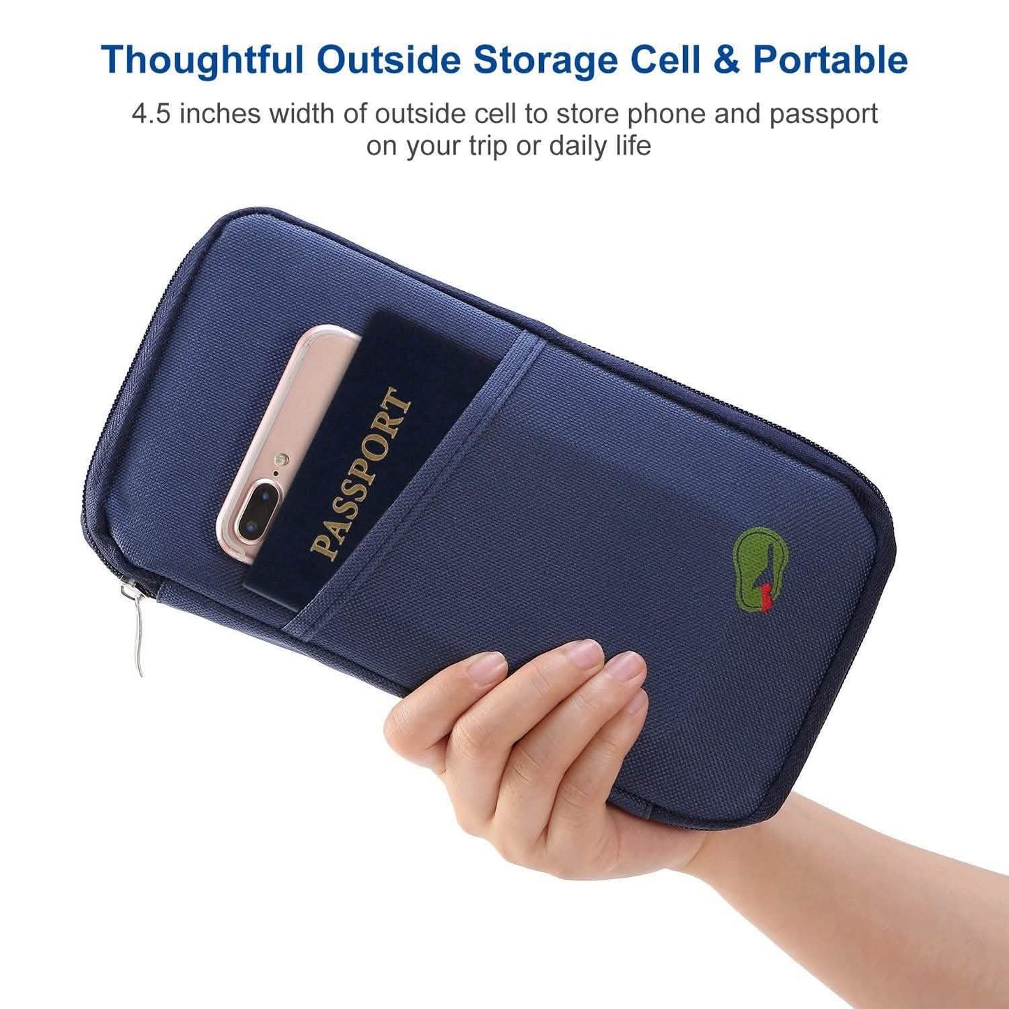 12 Pocket Travel Passport Wallet DailySale